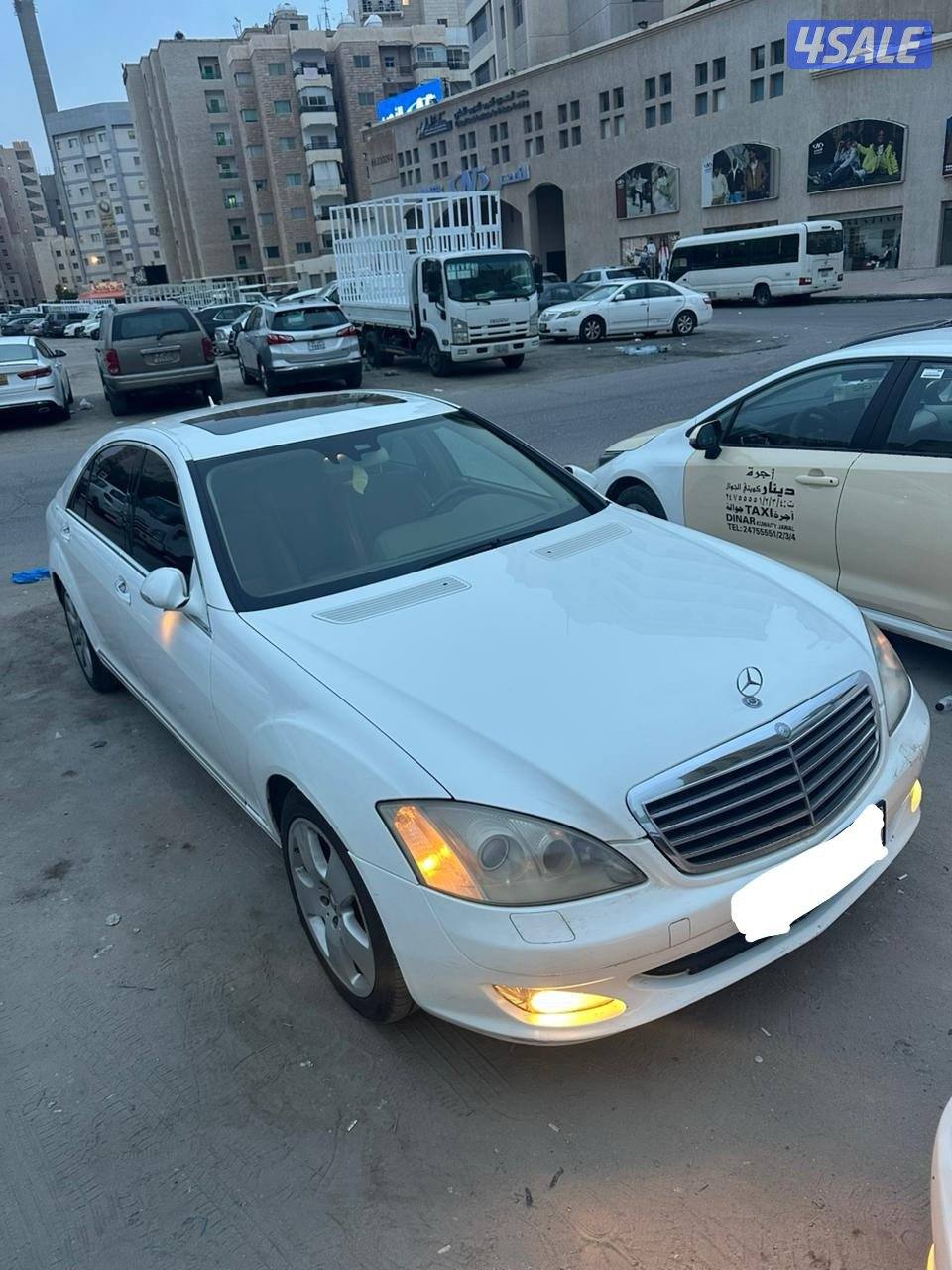 للبيع سيارتين مرسيدس حوت S 550 - S 3505