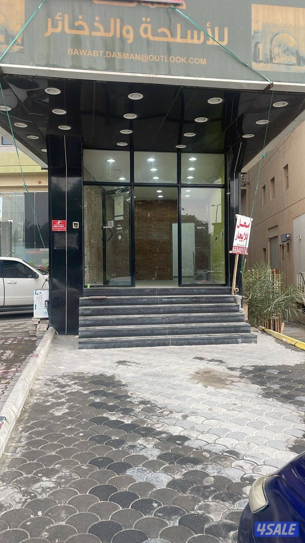 للإيجار محل بخيطان علي طريق المطار مباشر مساحة 40 م يصلح للي نشاط3