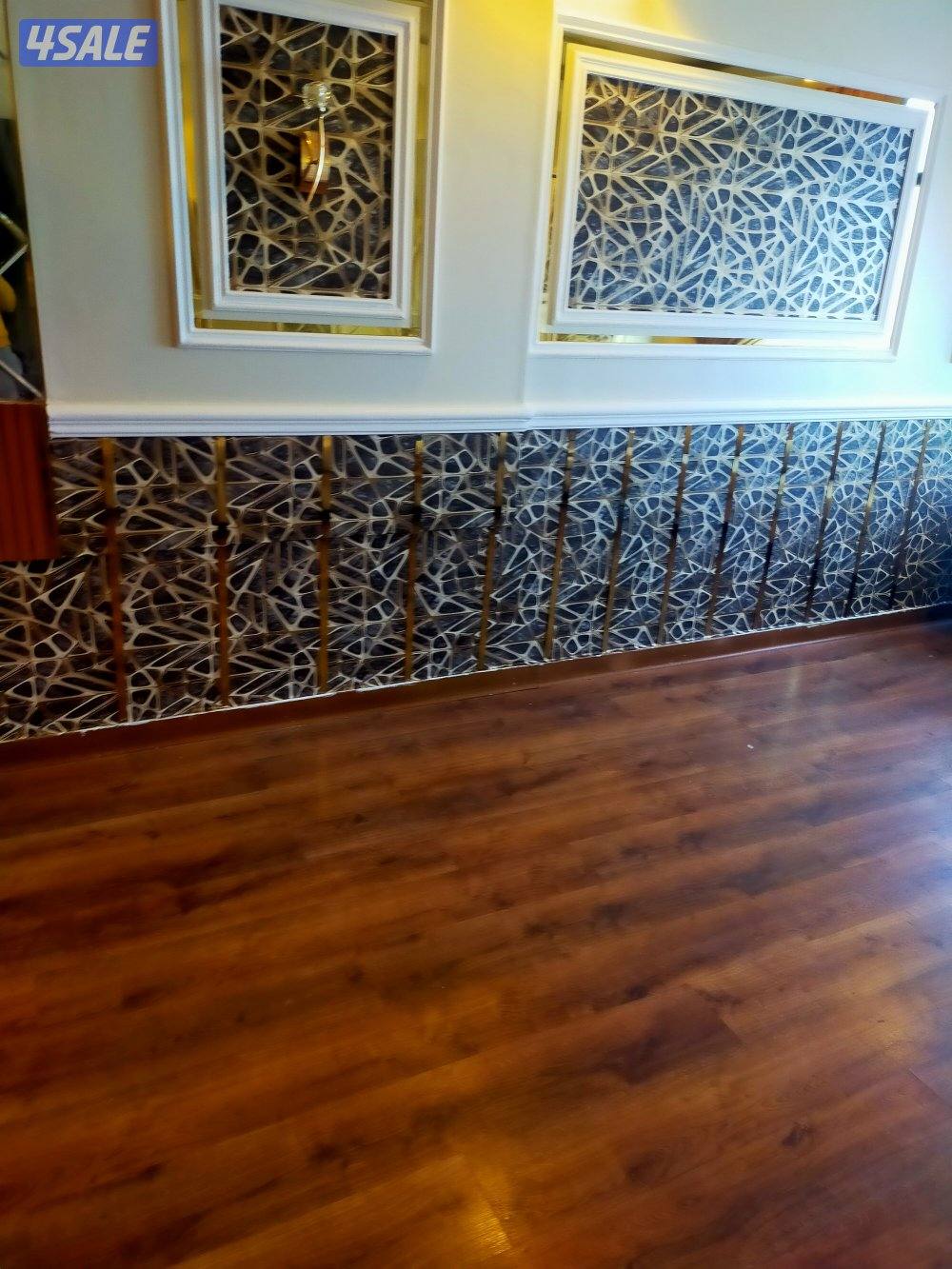 اصباغ وتركيب ورق جدران وتركيب باركيه خشب6