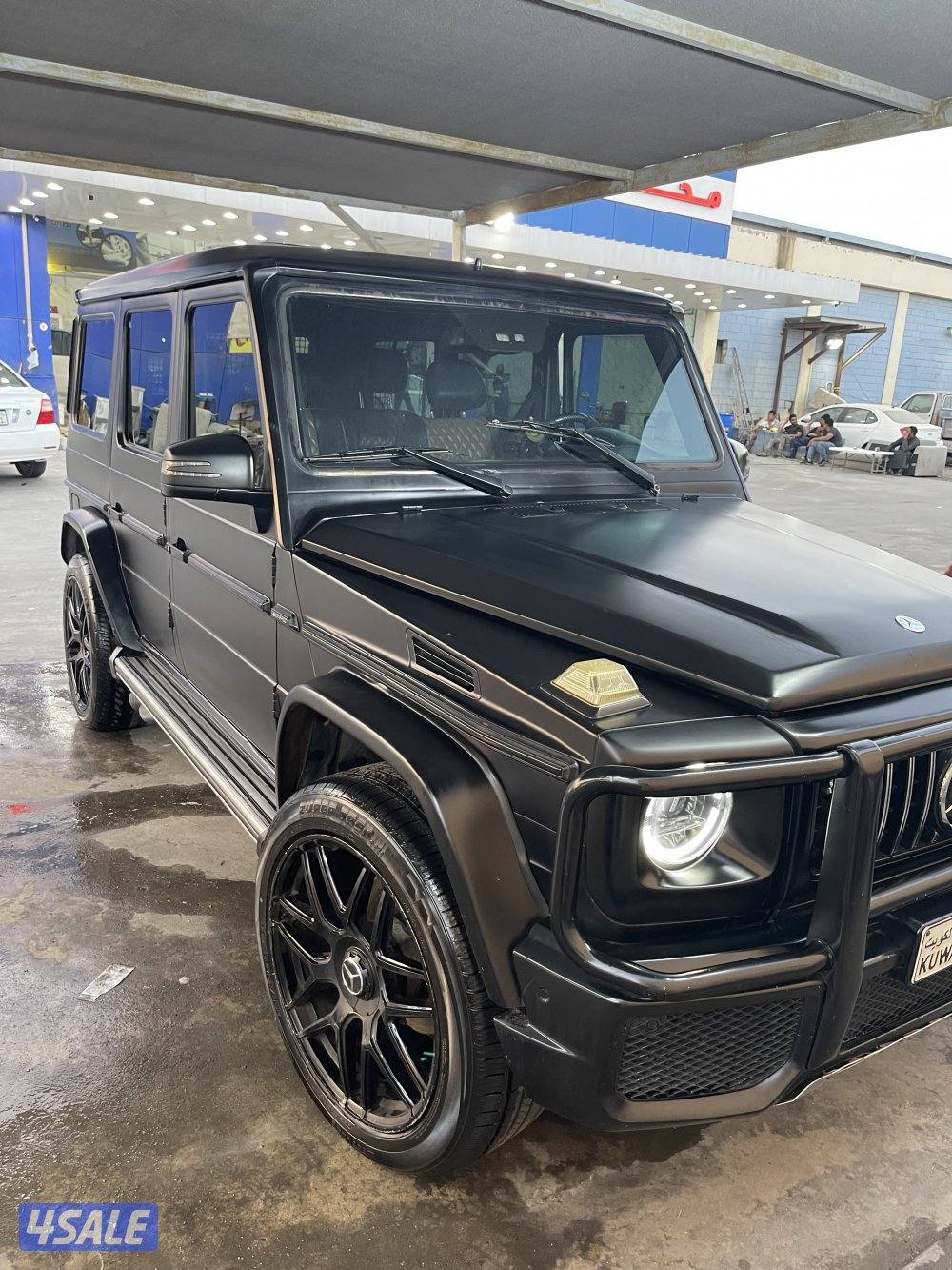 للبيع جي كلاس 2009 مرسيدس G55 مجدد 2016 من الخارج  اللون اسود مطفي0