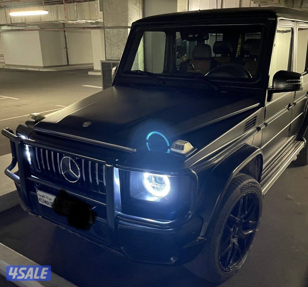 للبيع جي كلاس 2009 مرسيدس G55 مجدد 2016 من الخارج  اللون اسود مطفي2