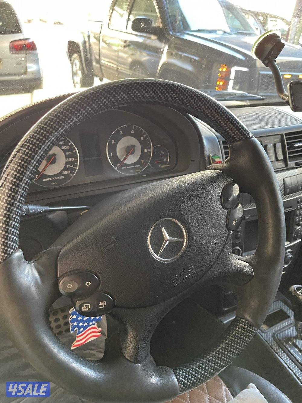 للبيع جي كلاس 2009 مرسيدس G55 مجدد 2016 من الخارج  اللون اسود مطفي3