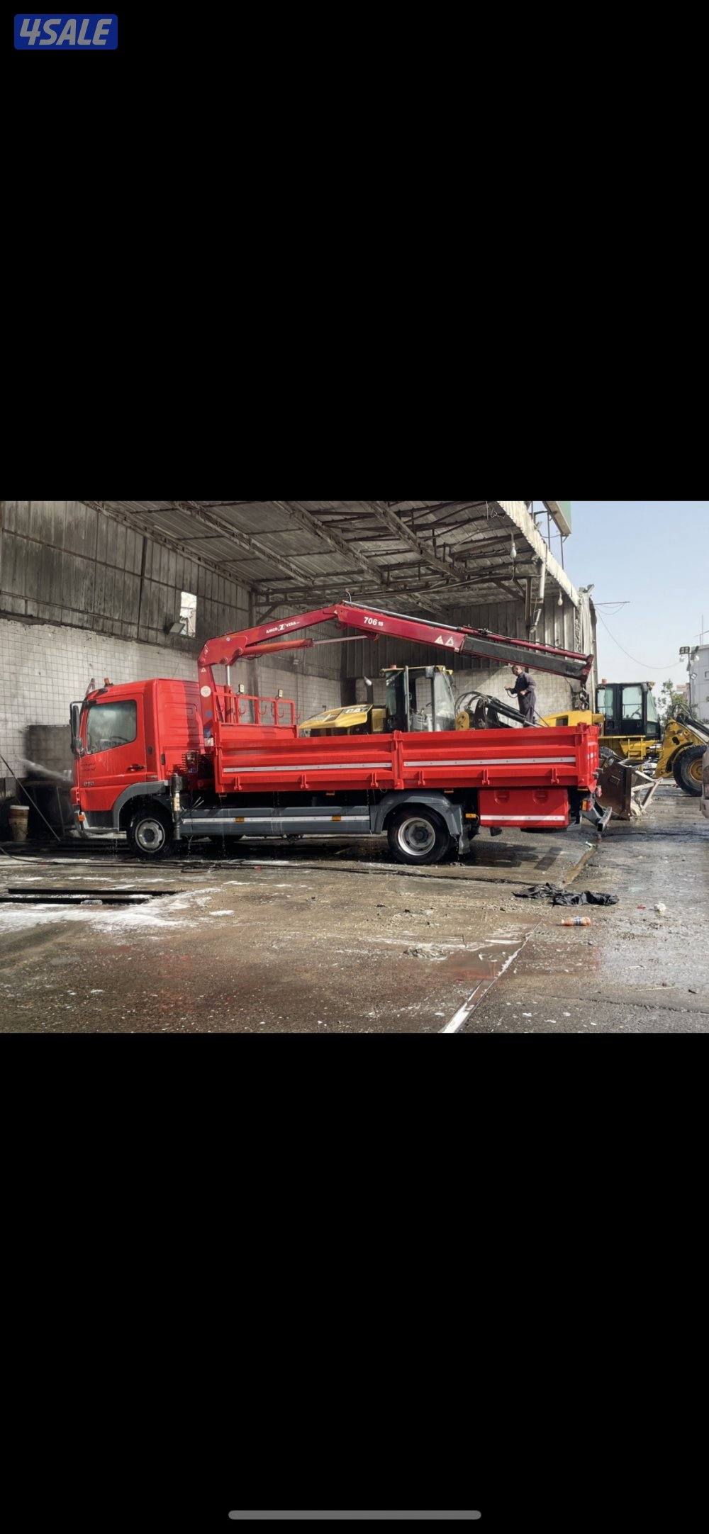 هاف لوري كرين  مرسيدس نصف شاحنه1