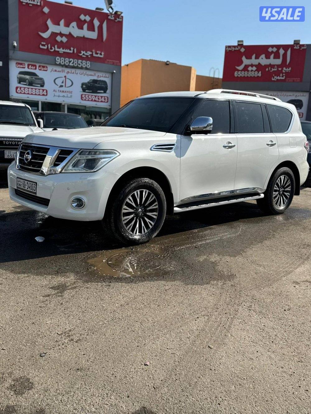 نيسان باترول بلاتنيوم .V6 موديل 2017 ماشى 164.000 k.m  وارد الخليج .0