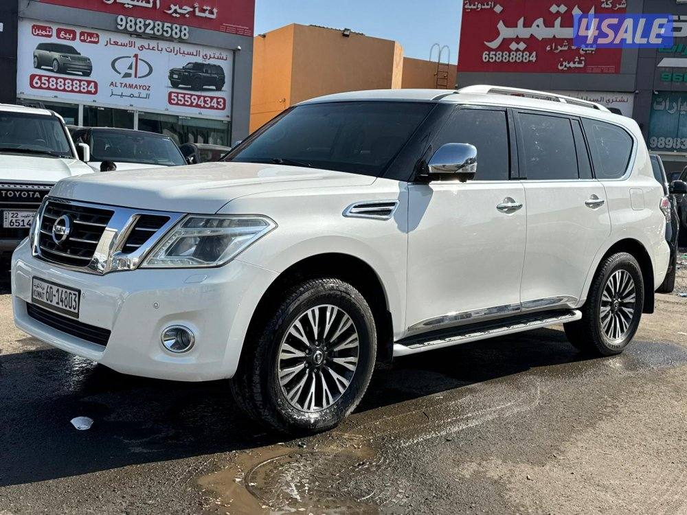 نيسان باترول بلاتنيوم .V6 موديل 2017 ماشى 164.000 k.m  وارد الخليج .8