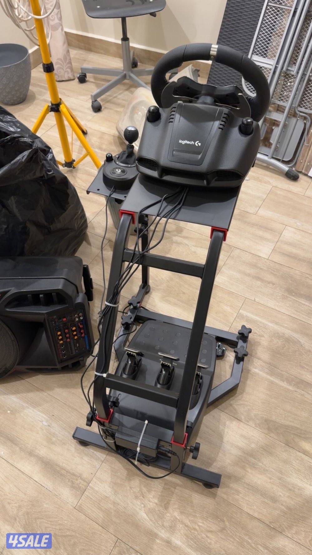 طقم قيادة سباقات احترافي logitech الاستخدام مره واحده البيع لاعلى سعر1