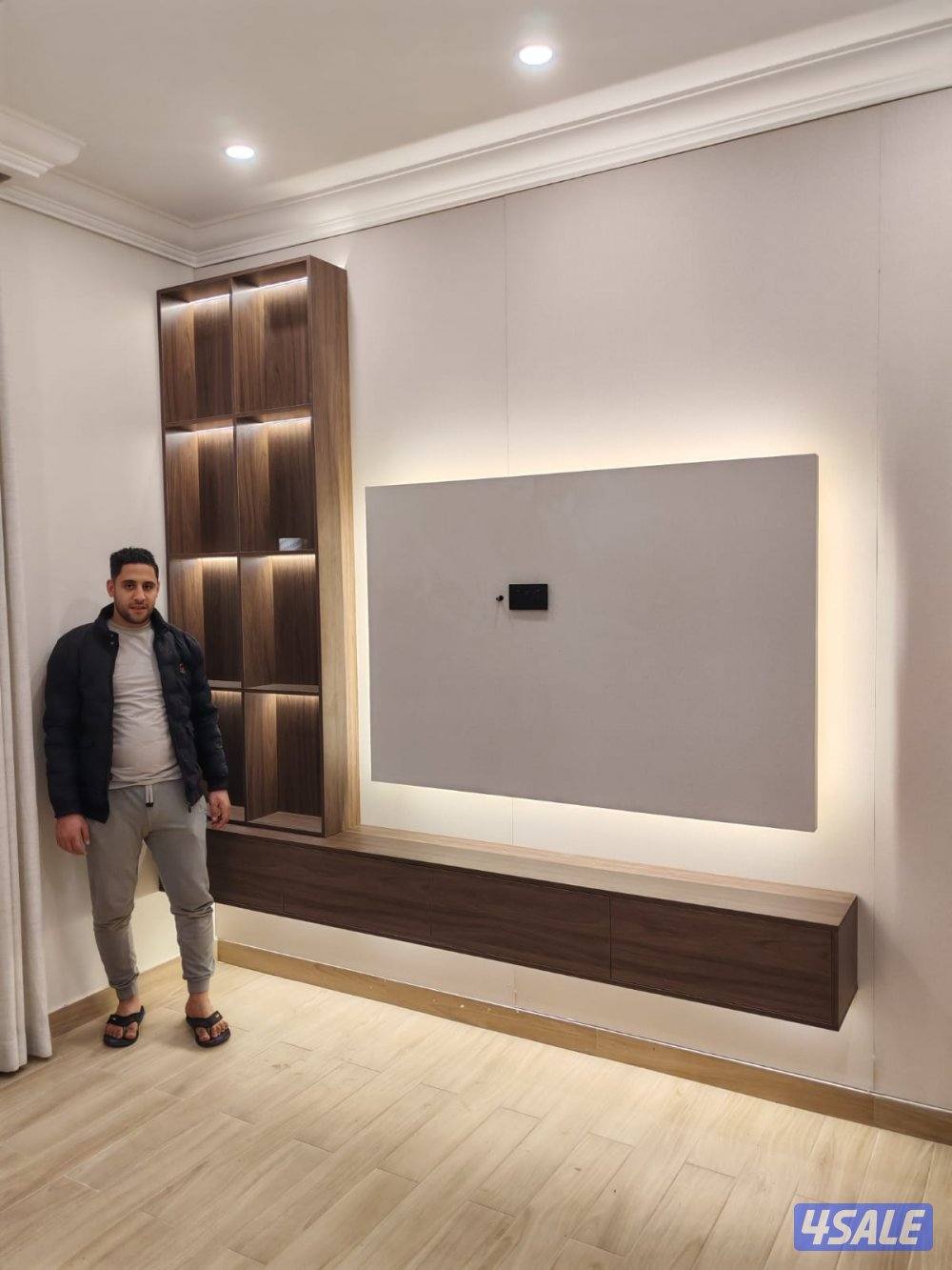 أصباغ وديكورات ابو احمد💯لدينا احدث موديلات البارتيشن والديكورات الحدي2