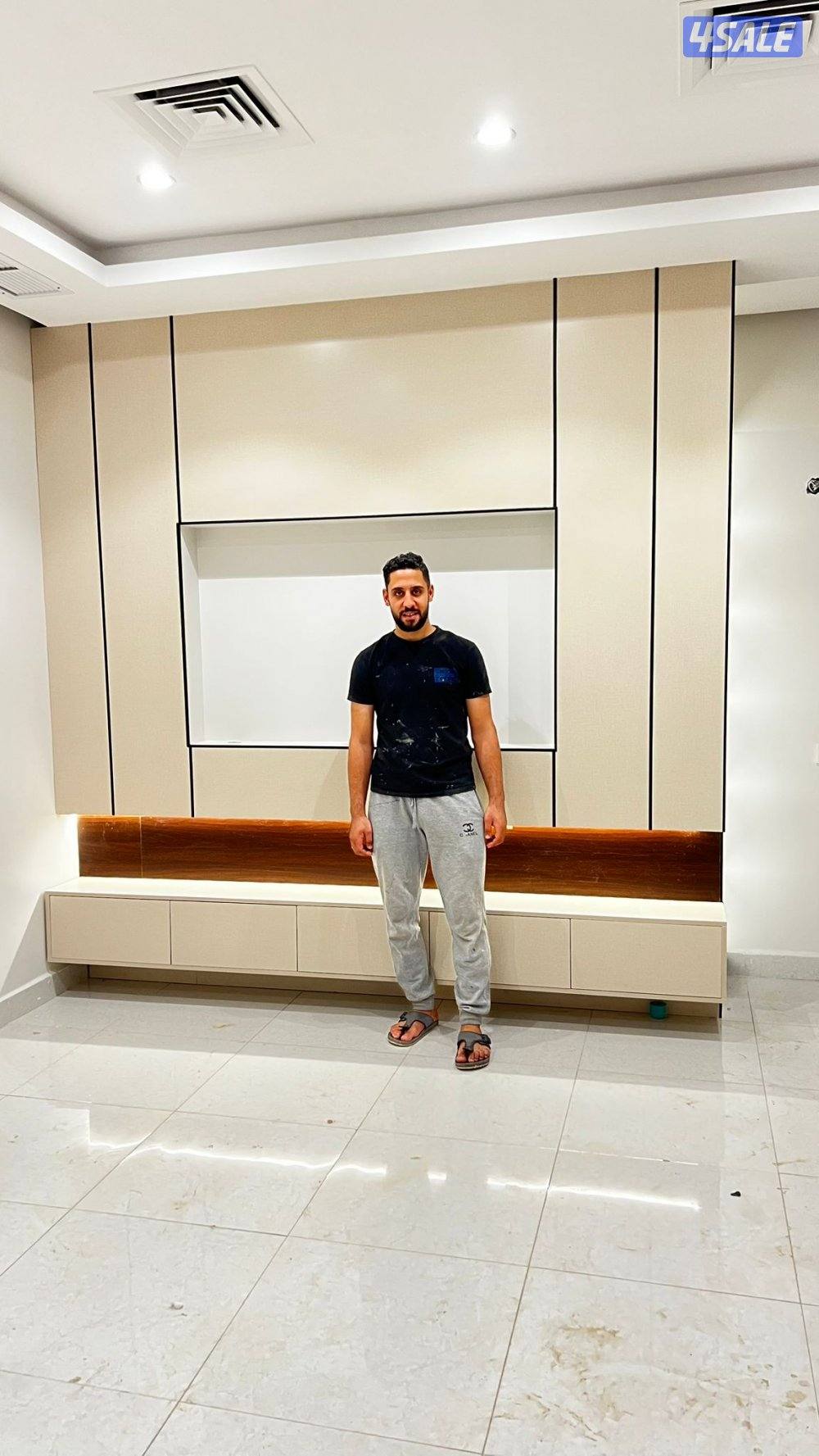 أصباغ وديكورات ابو احمد💯لدينا احدث موديلات البارتيشن والديكورات الحدي7