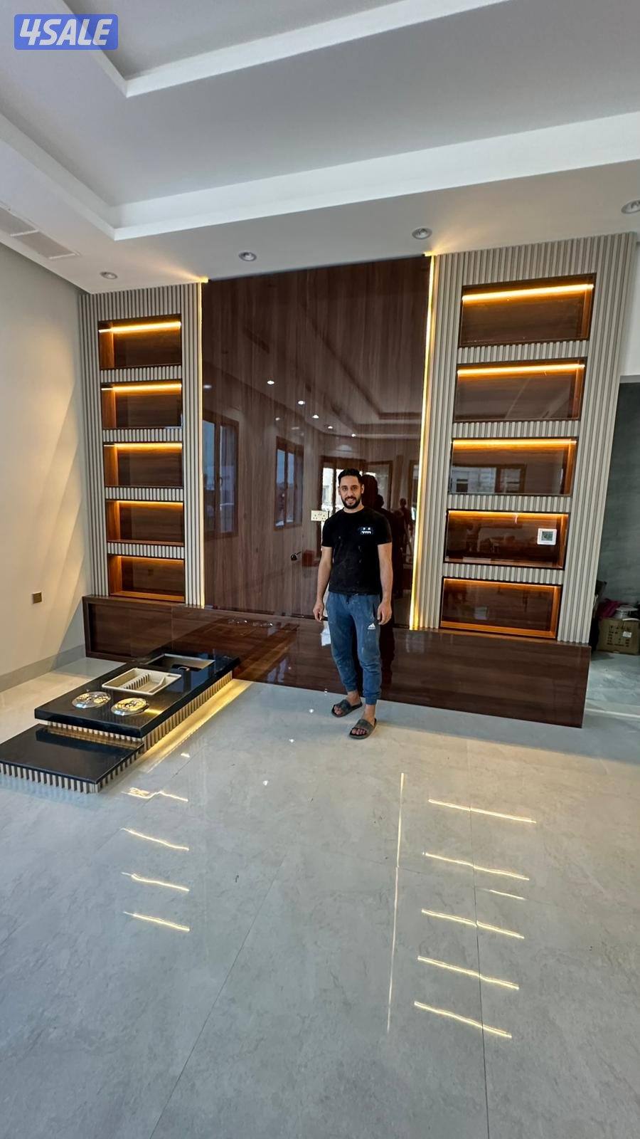 أصباغ وديكورات ابو احمد💯لدينا احدث موديلات البارتيشن والديكورات الحدي8