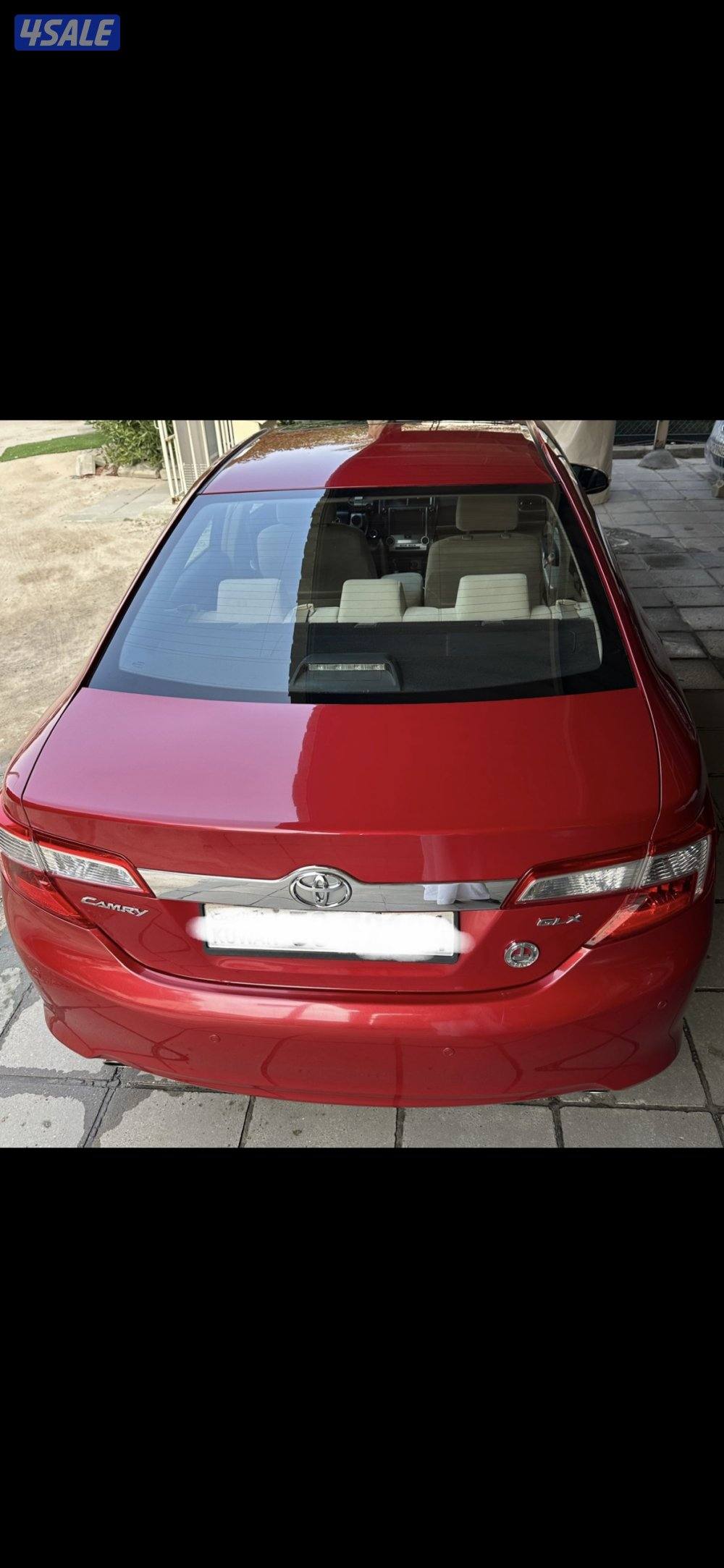 للبيع كامري GLX موديل 2014 عداد 99200 KM قابل للزياده اللون عنابي0