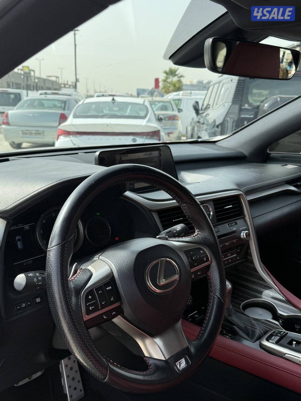 Rx350 F سبورت عداد ٨٣ سيرفس وكاله1