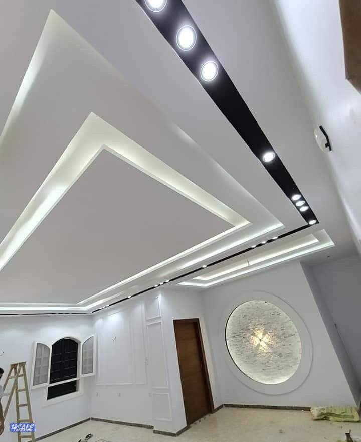 ديكور جبس بورد اسقف جبس بورد بارتيشن قاطع طوفه جبس بورد اصباغ صبغ2