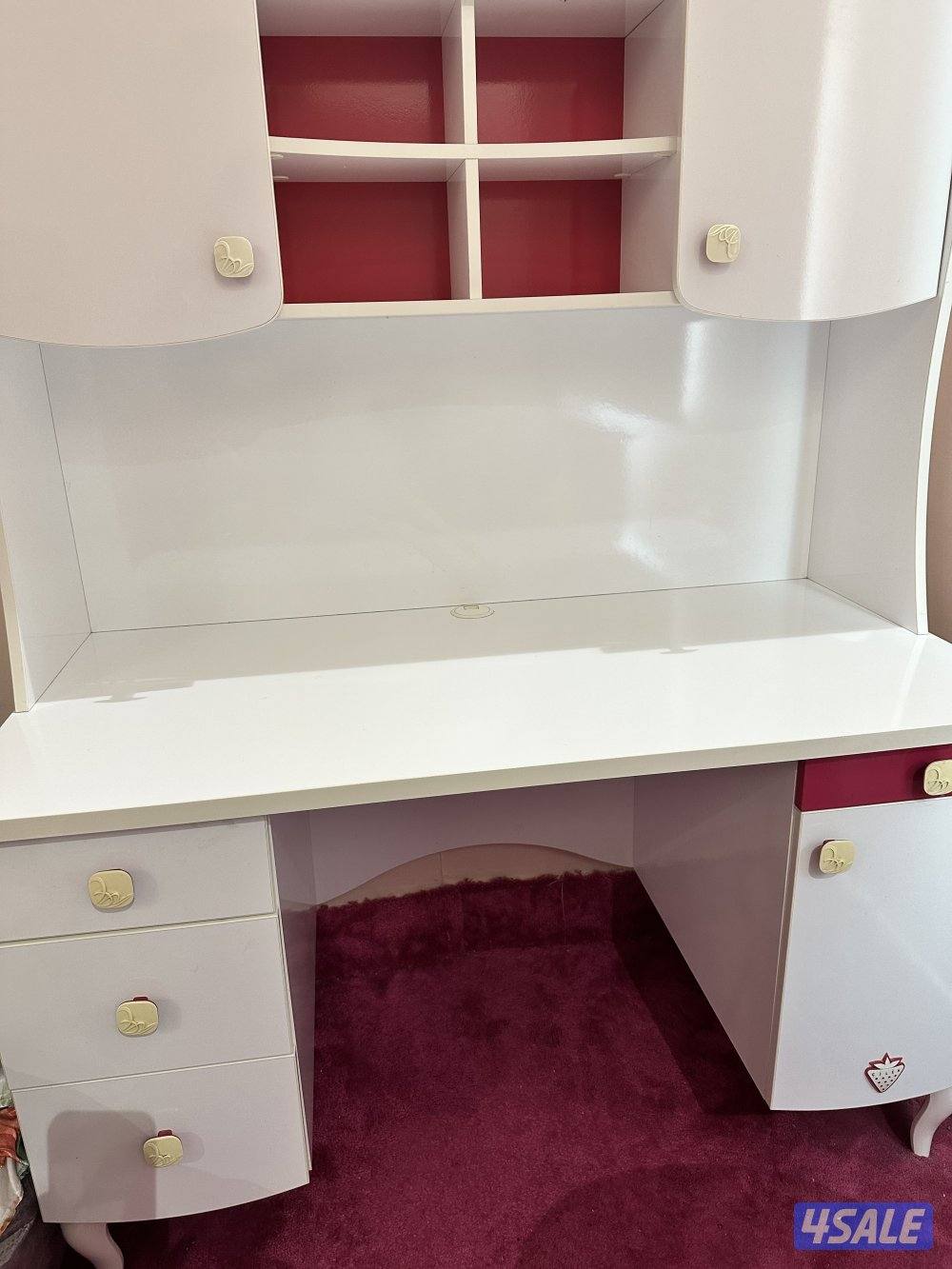 غرفة بنات ماركة çilek التركية خشب قوي ونظيف مع مرتبة اسفنج قياس ١٢٠سم0