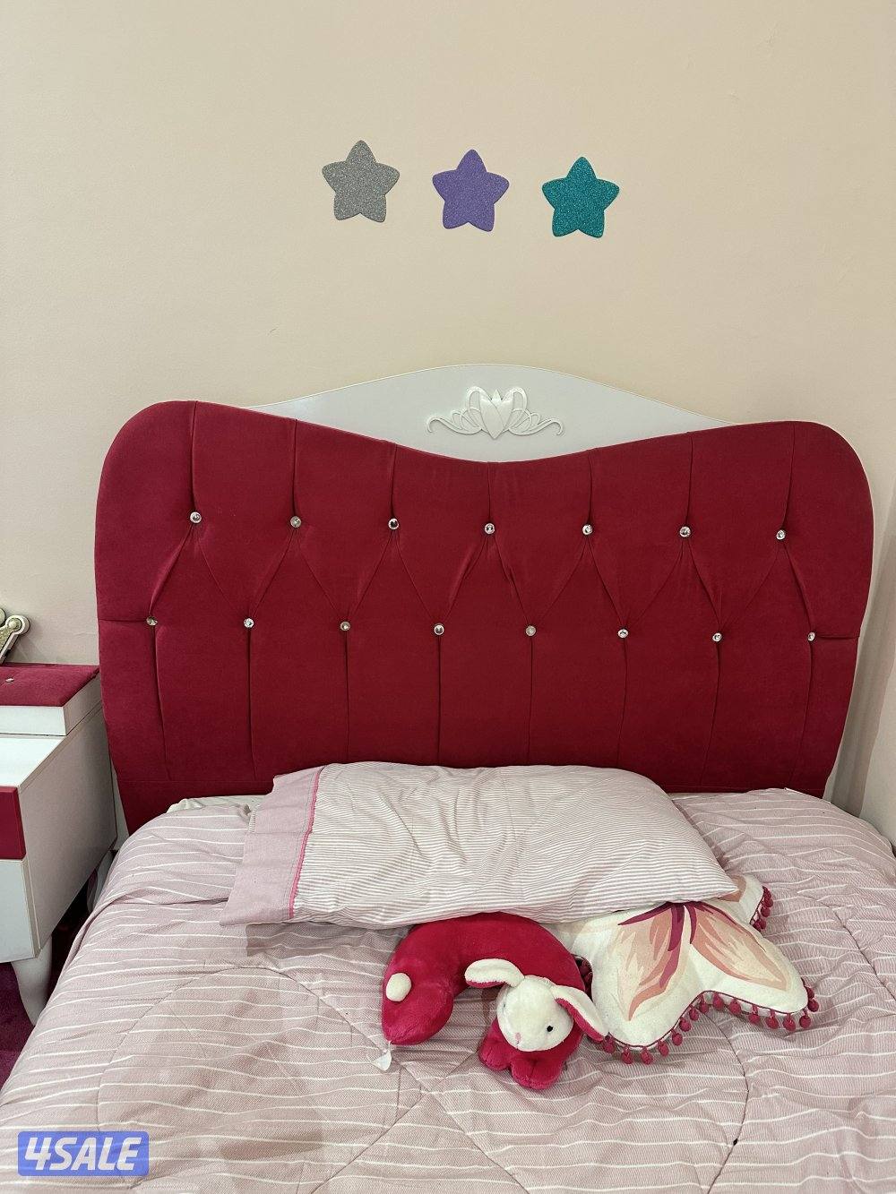 غرفة بنات ماركة çilek التركية خشب قوي ونظيف مع مرتبة اسفنج قياس ١٢٠سم1