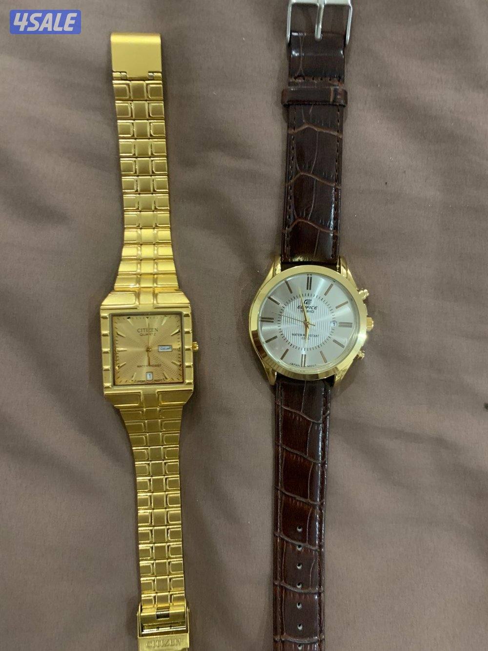 للبيع علئ ساعتين كاسيو اصلي اثنين ١٥ دينار0