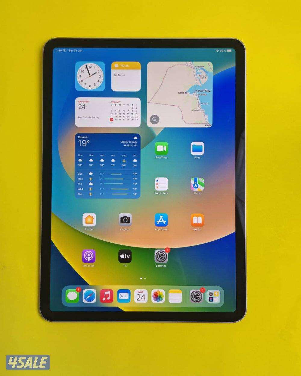 ايباد برو 11 انش (M2) – 100% – رمادي iPad Pro 11-inch 4th Gen 256G0