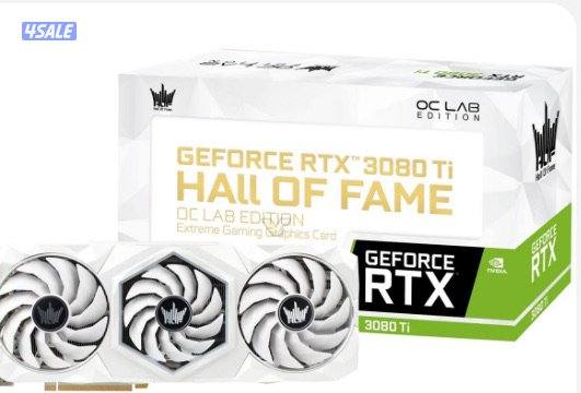 كرت 3080ti نظيف بدون كرتونه 3 مراوح0