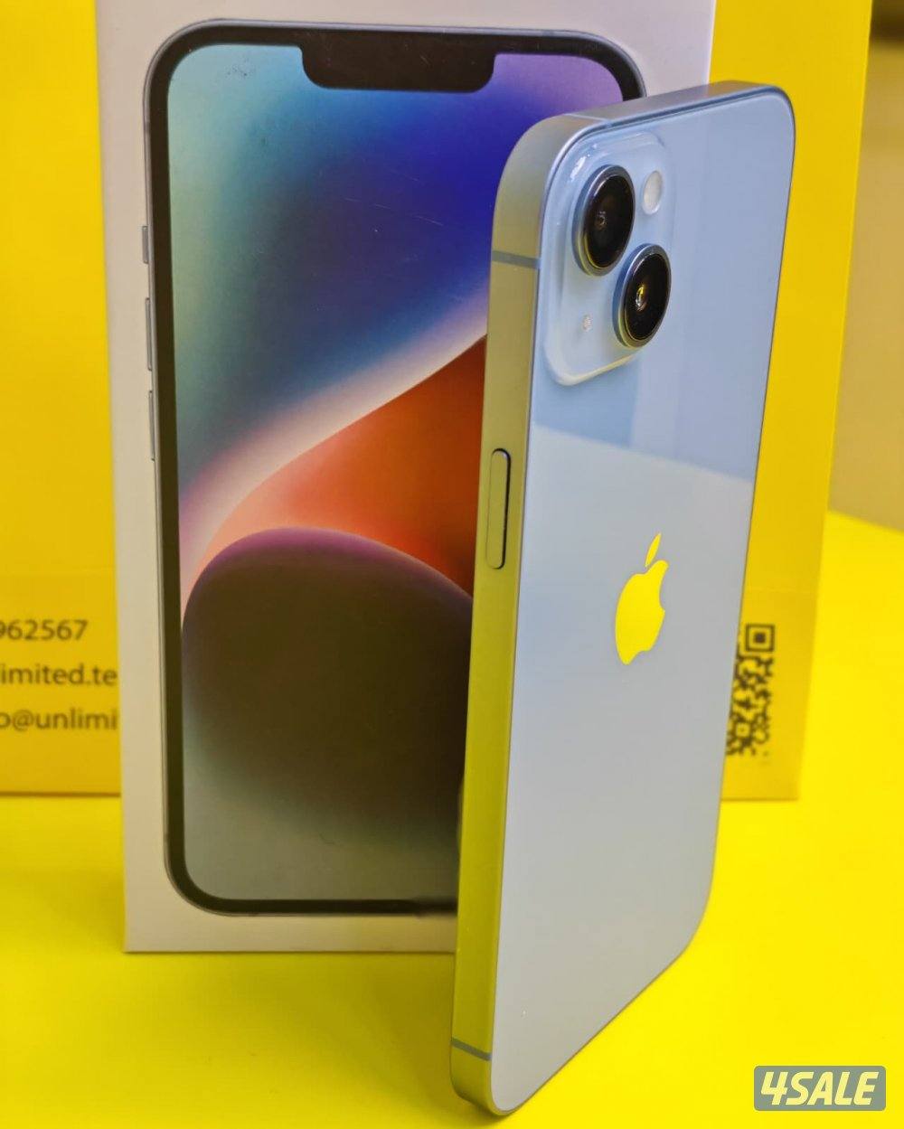 ايفون 14 بلس – 128 جيجا – أزرق iPhone 14 Plus 128GB Blue – Battery 87%3