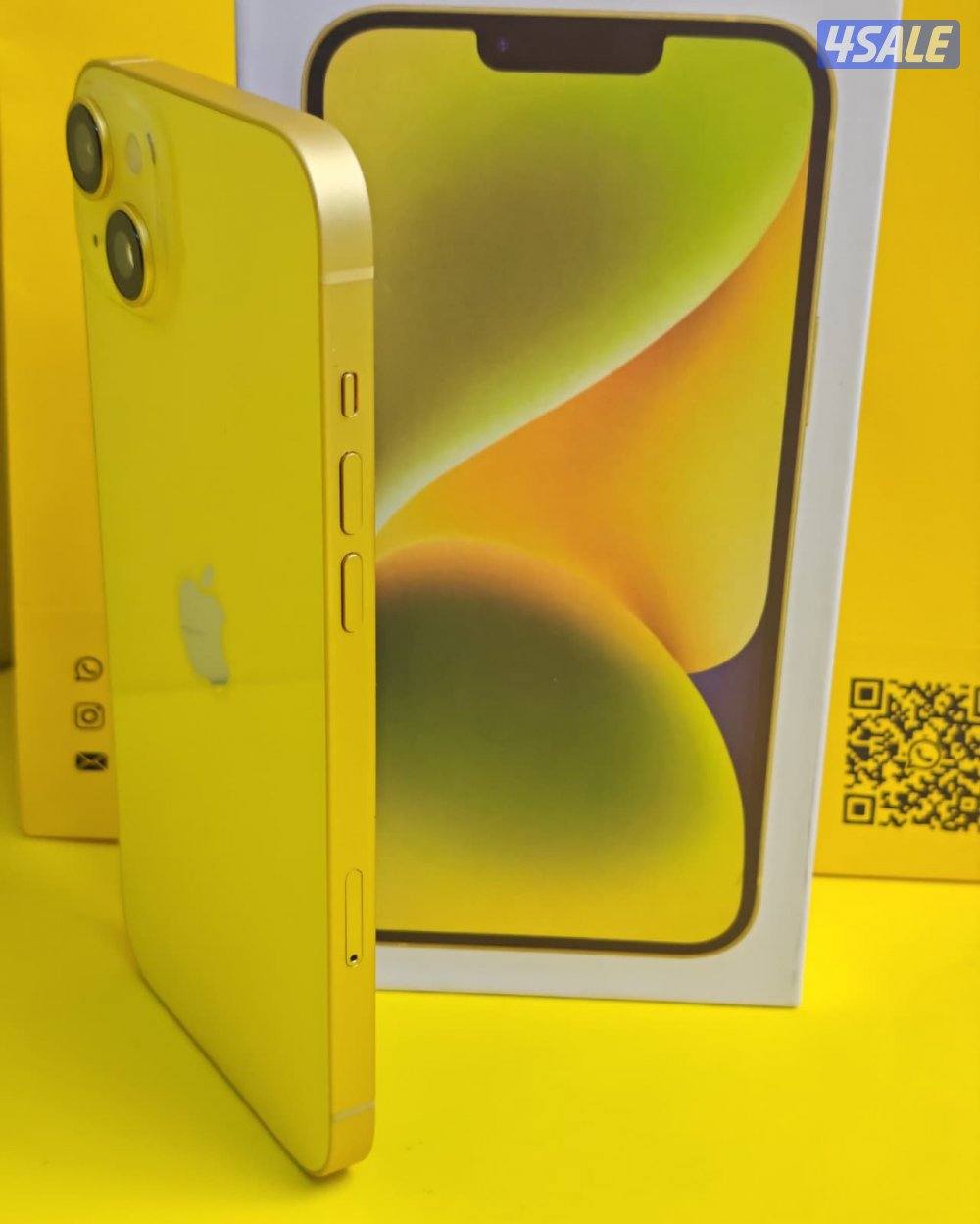 ايفون 14 بلس  128 جيجا – أصفر iPhone 14 Plus 128GB Yellow  Battery %862