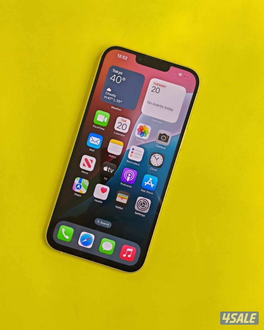 ايفون 14 بلس  128 جيجا – أصفر iPhone 14 Plus 128GB Yellow  Battery %869