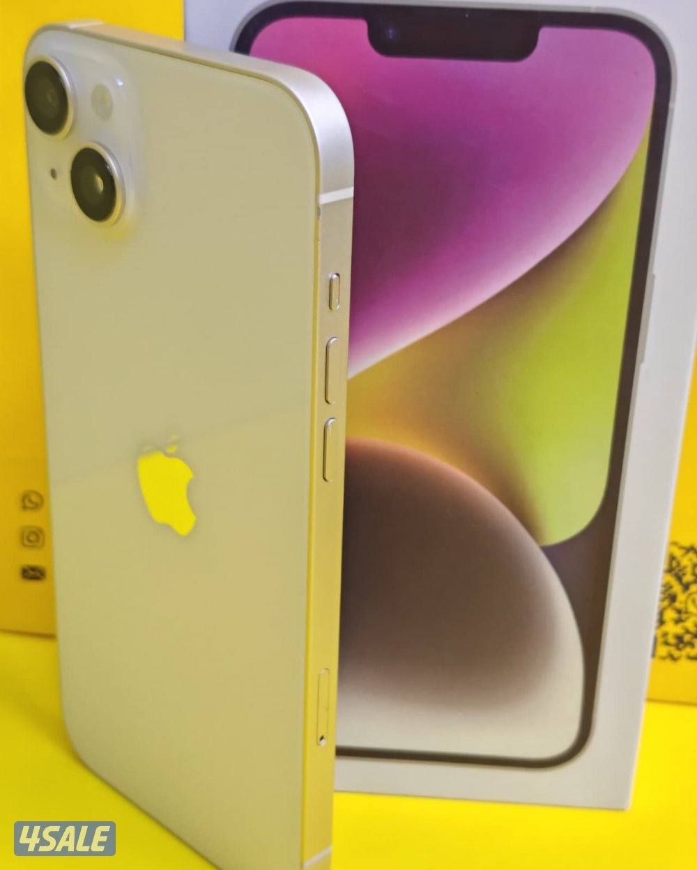 ايفون 14 بلس – 128 جيجا – أبيض iPhone 14 Plus 128GB White – Battery 835