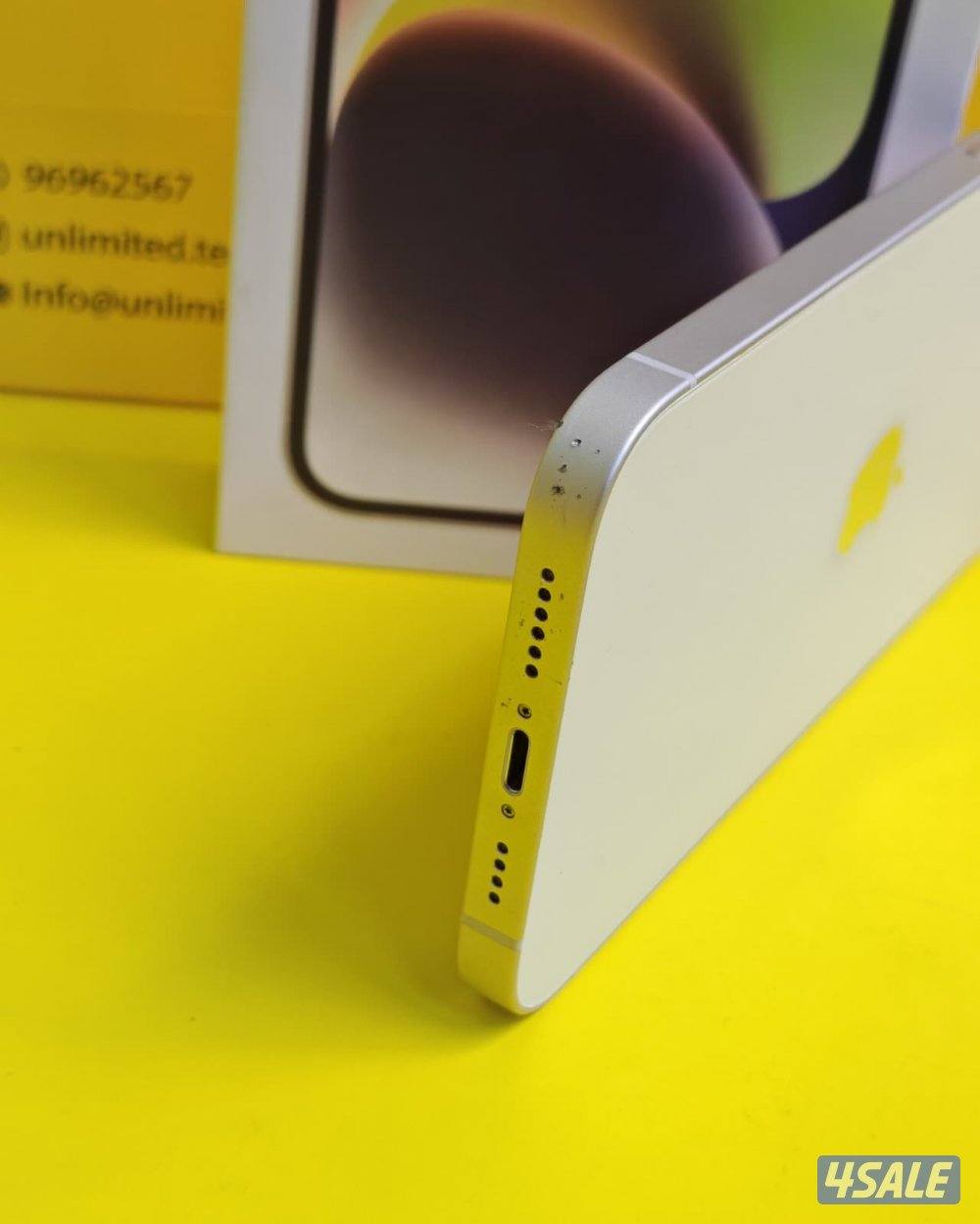 ايفون 14 بلس – 128جيجا – أبيض iPhone 14 Plus 128GB White – Battery 84%4