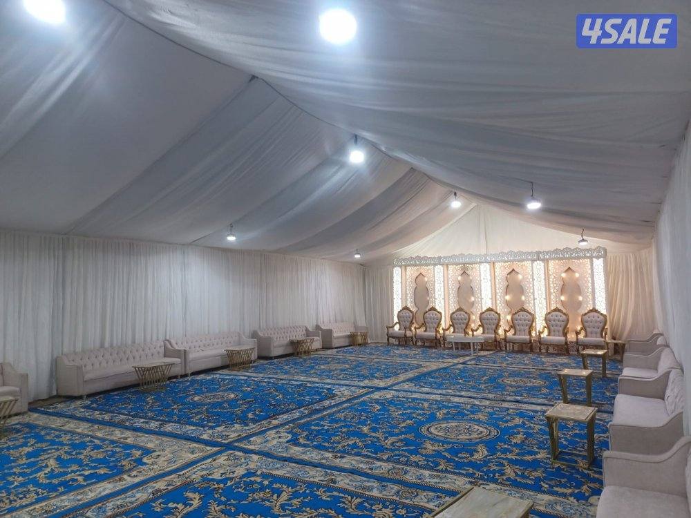 تأجير قاعات وكراسي وطولات0