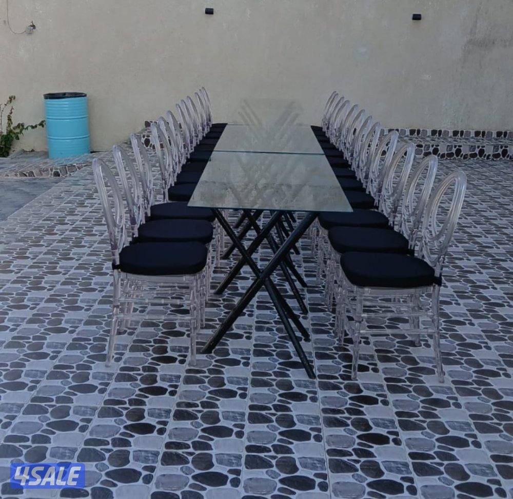 تأجير قاعات وكراسي وطولات3