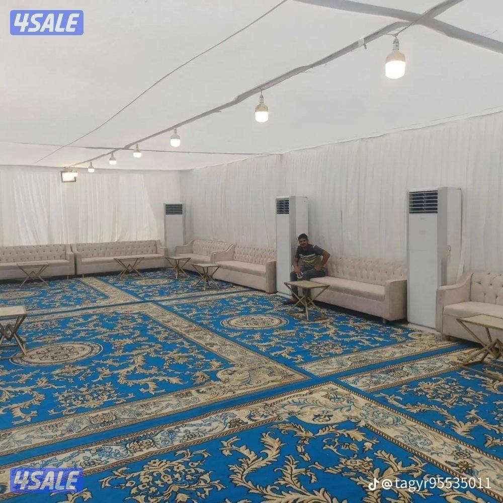 تأجير قاعات وكراسي وطولات8