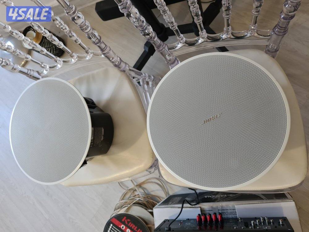 سماعات BOOSS عالية الجودة مخفية بالسقف مع جهاز ام بي فاير خمس مخارج2