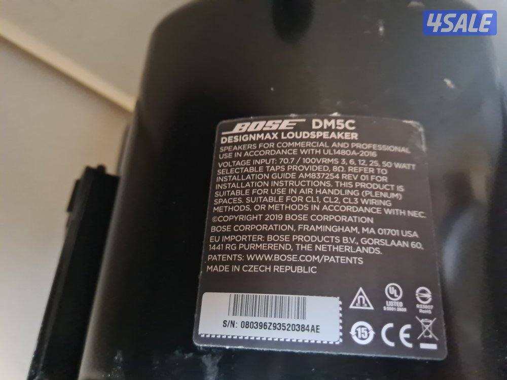 سماعات BOOSS عالية الجودة مخفية بالسقف مع جهاز ام بي فاير خمس مخارج3