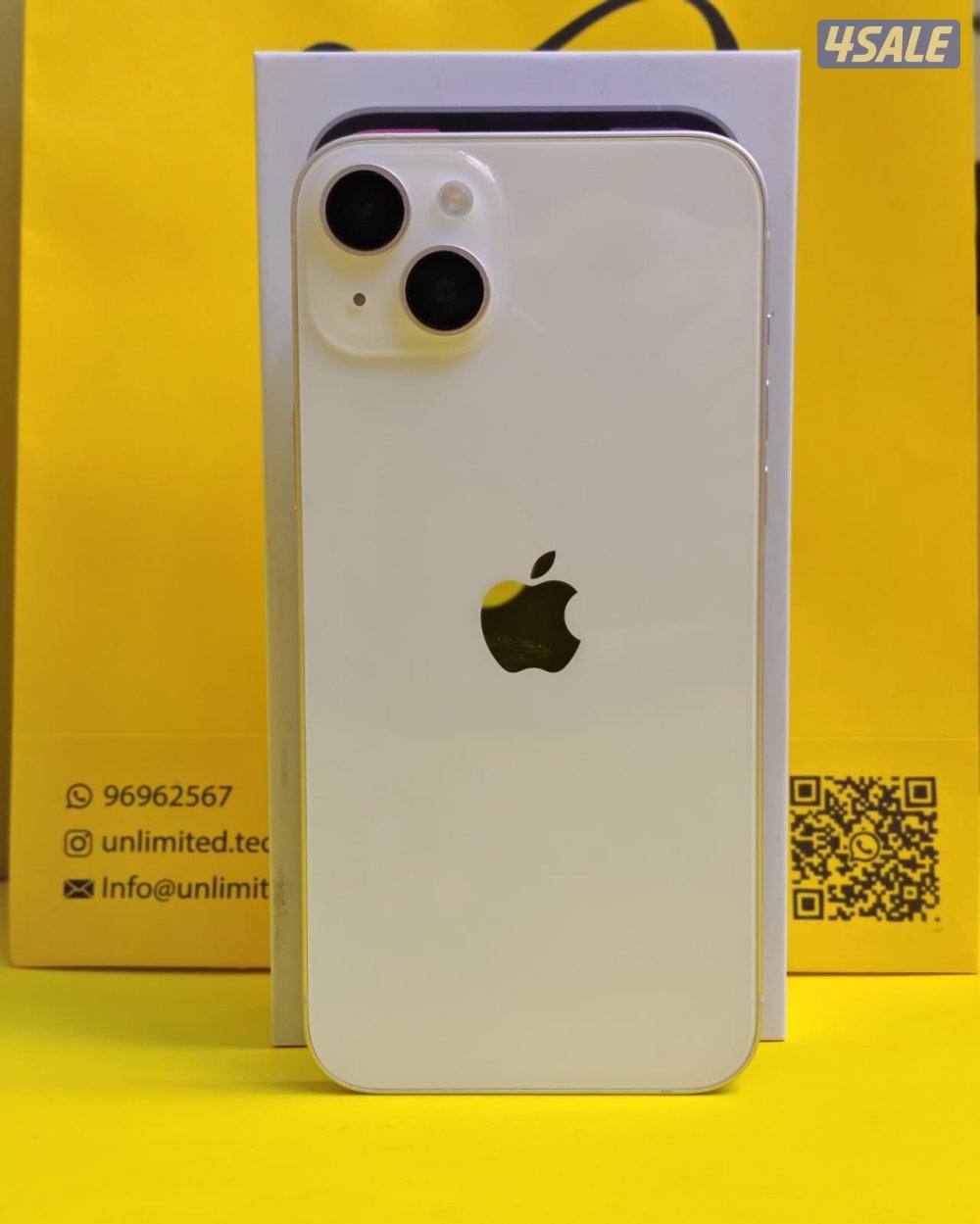 ايفون 14 بلس – 128 جيجا – أبيض iPhone 14 Plus 128GB White –Battery %883