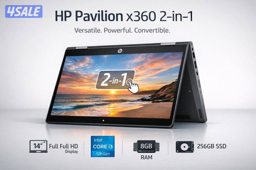 Hp pavilion x360  Core i3 12 Gen0