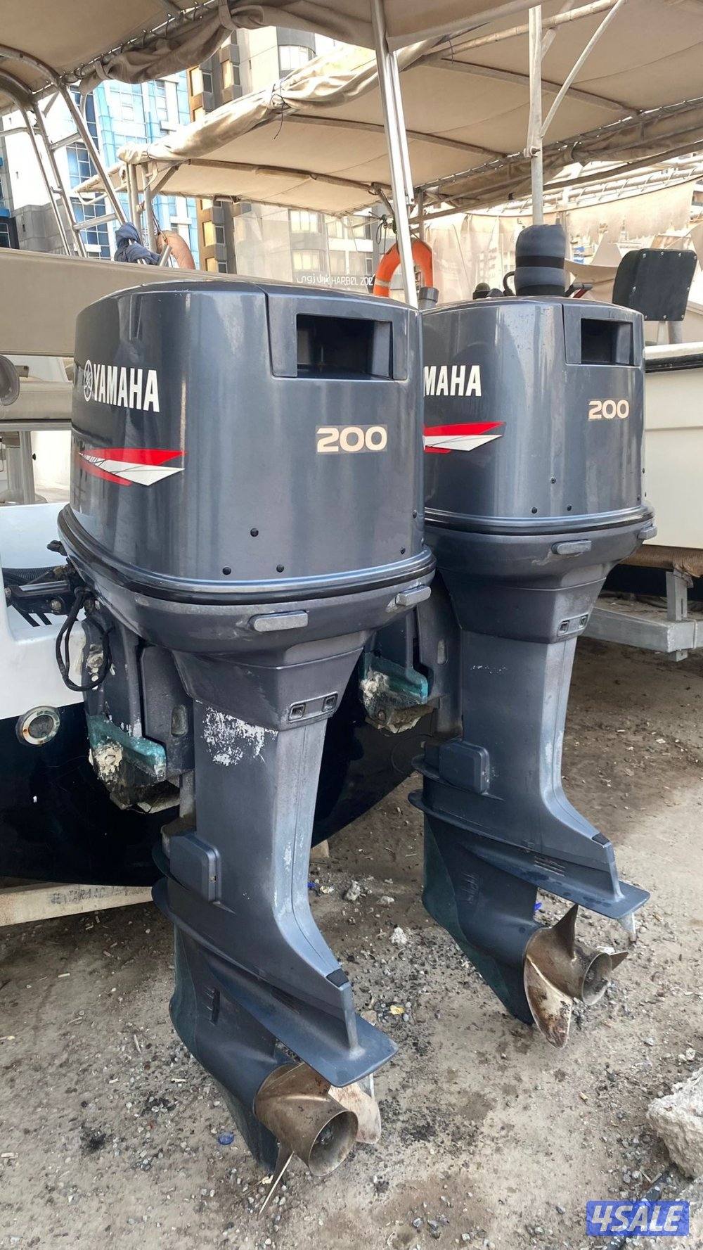 مكاين ياماها200 عدد ٢ بحالة ممتازة جداً ماشين ٤٥٠ ساعة2
