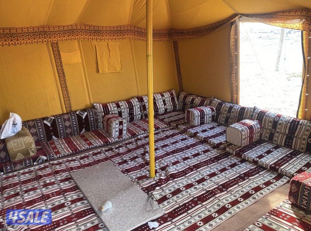 للبيع خيمة مع فرشها كامل1