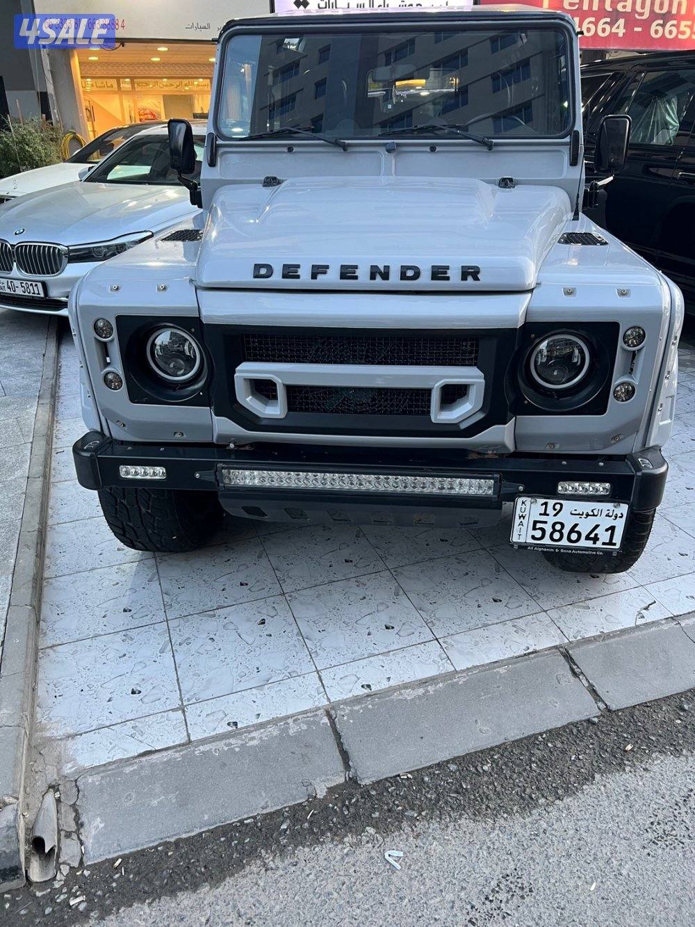 ديفندر مواصفات خان م 2014 لونه الأصلي ابيضّ وكاله الغانم سيرفس وكاله1