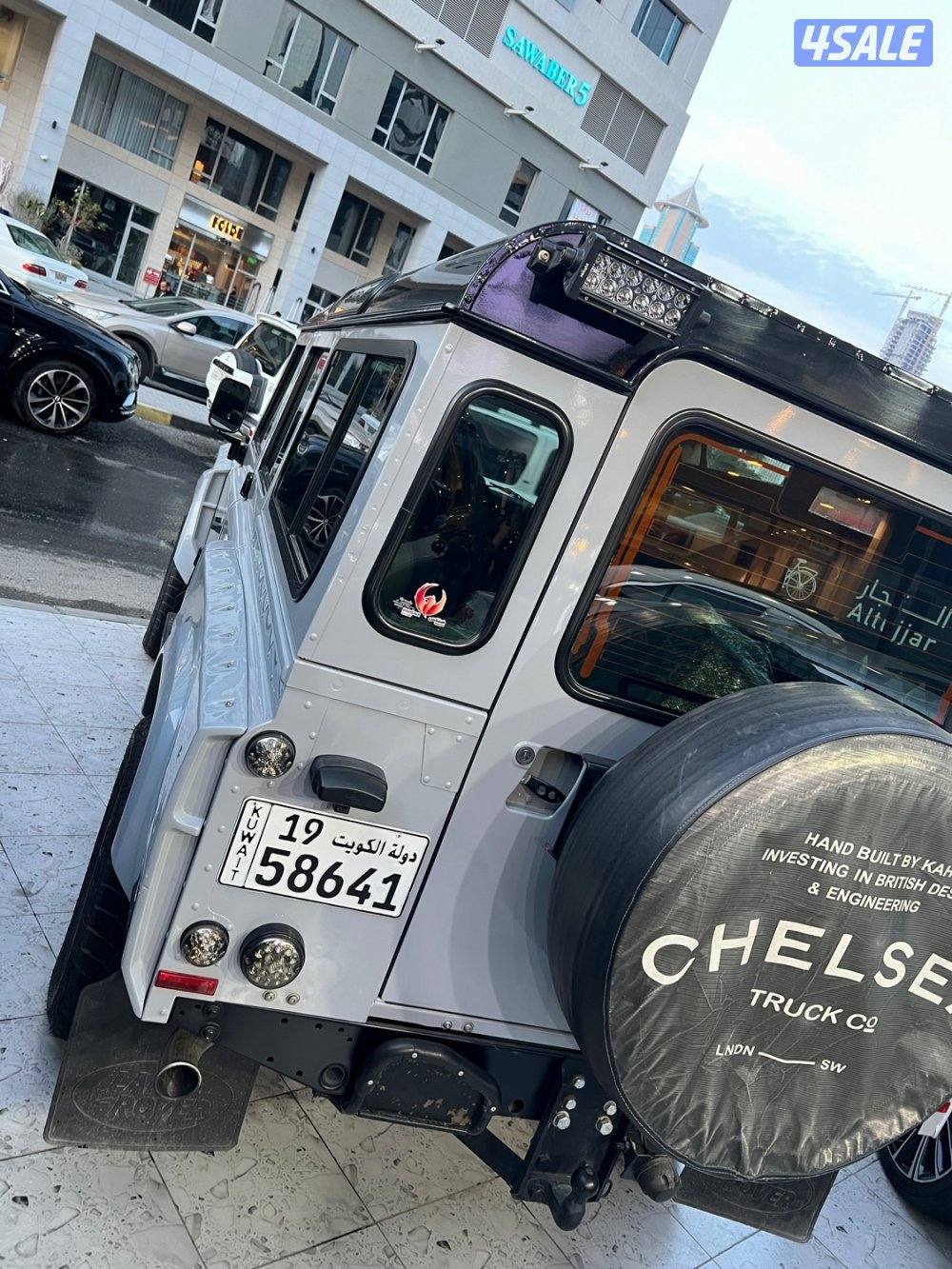 ديفندر مواصفات خان م 2014 لونه الأصلي ابيضّ وكاله الغانم سيرفس وكاله2