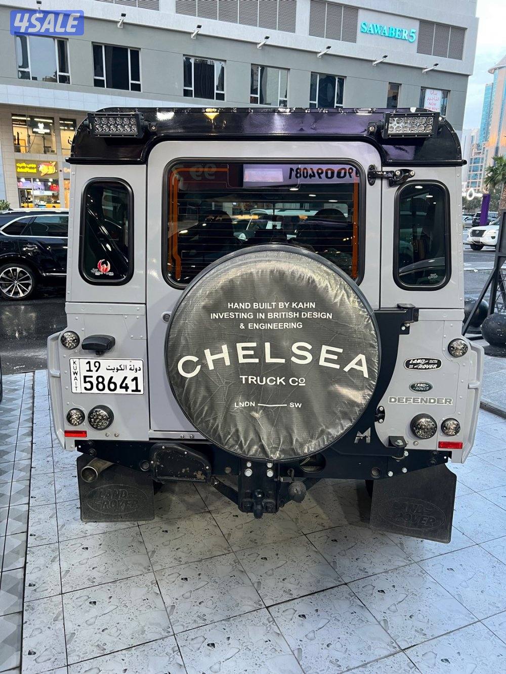 ديفندر مواصفات خان م 2014 لونه الأصلي ابيضّ وكاله الغانم سيرفس وكاله3