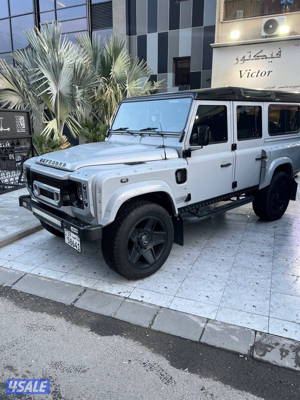 ديفندر مواصفات خان م 2014 لونه الأصلي ابيضّ وكاله الغانم سيرفس وكاله10