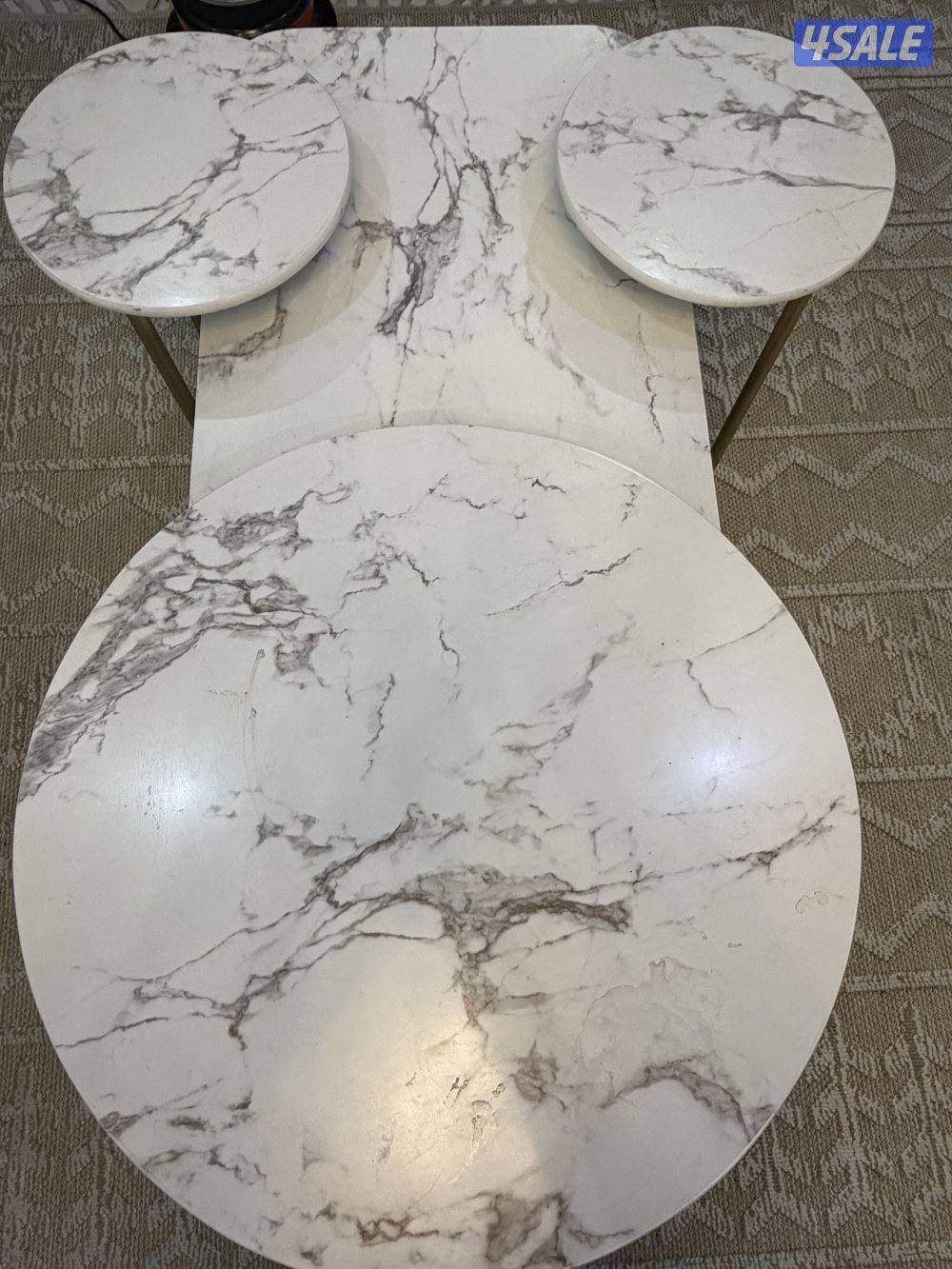 طاولة طعام ميداس + طاولة وسط + كنب تفصيل0