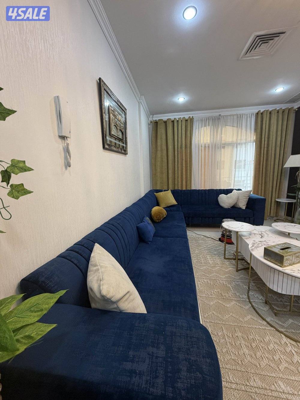 طاولة طعام ميداس + طاولة وسط + كنب تفصيل2