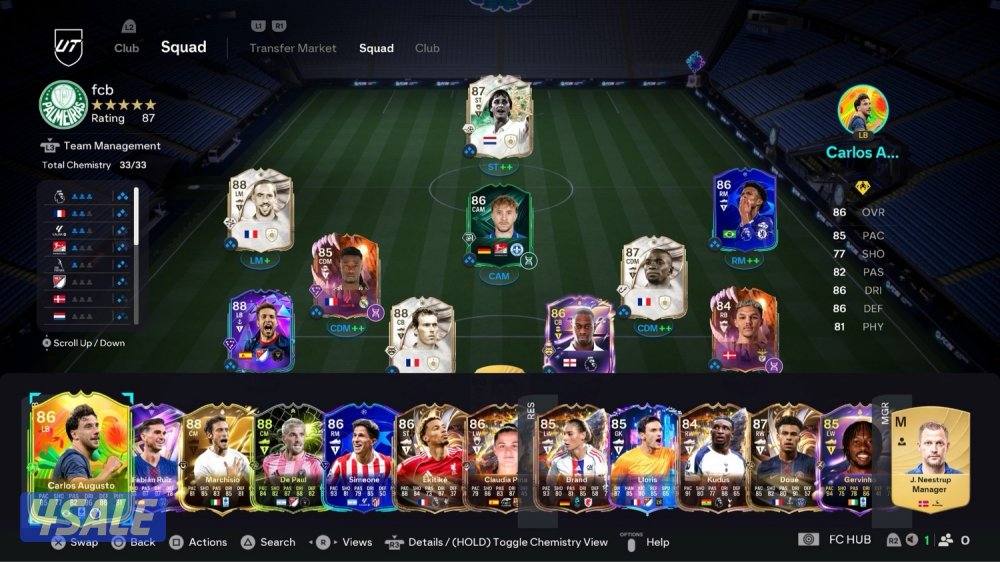 للبيع حساب فيفا 261