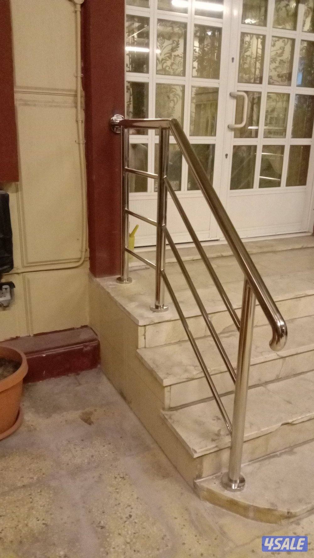 ...درابزين...ستانلس ستيل، درابزين، حفر جام مسك..1