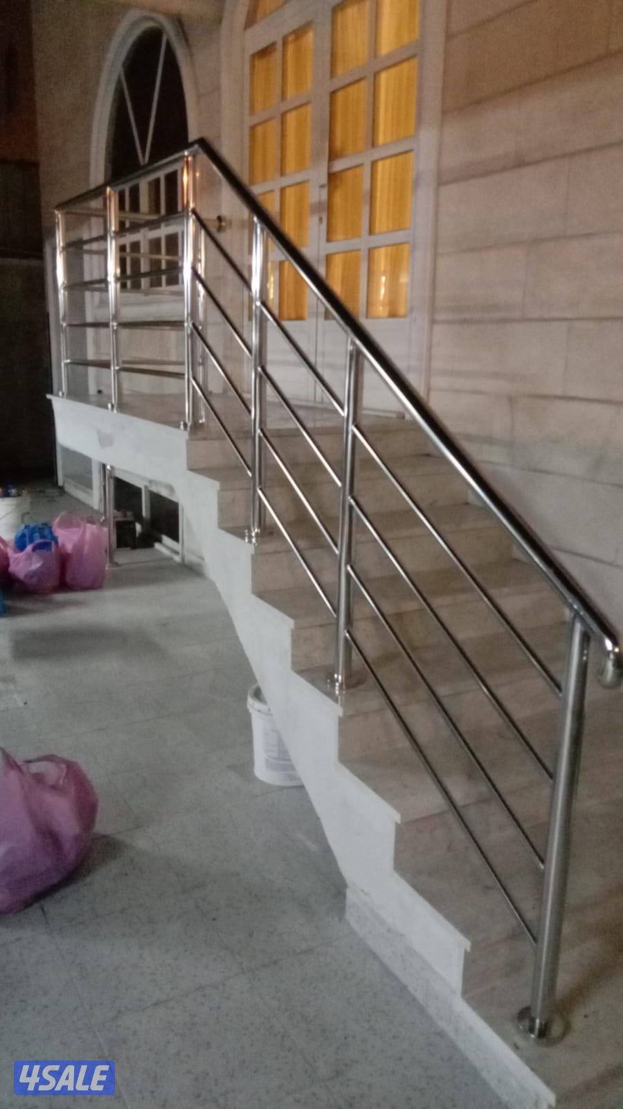 ...درابزين...ستانلس ستيل، درابزين، حفر جام مسك..4