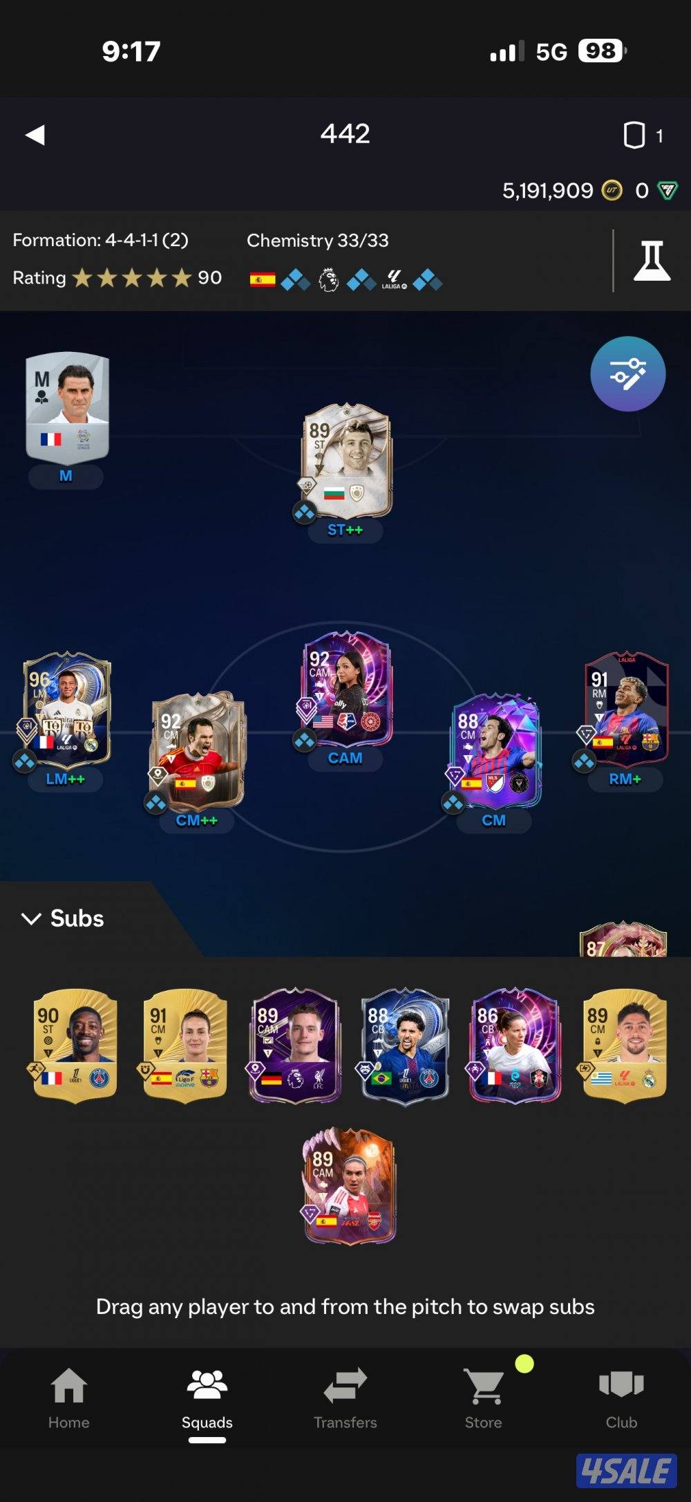 حساب مبابي السنه و 5 مليون 🔥🔥0