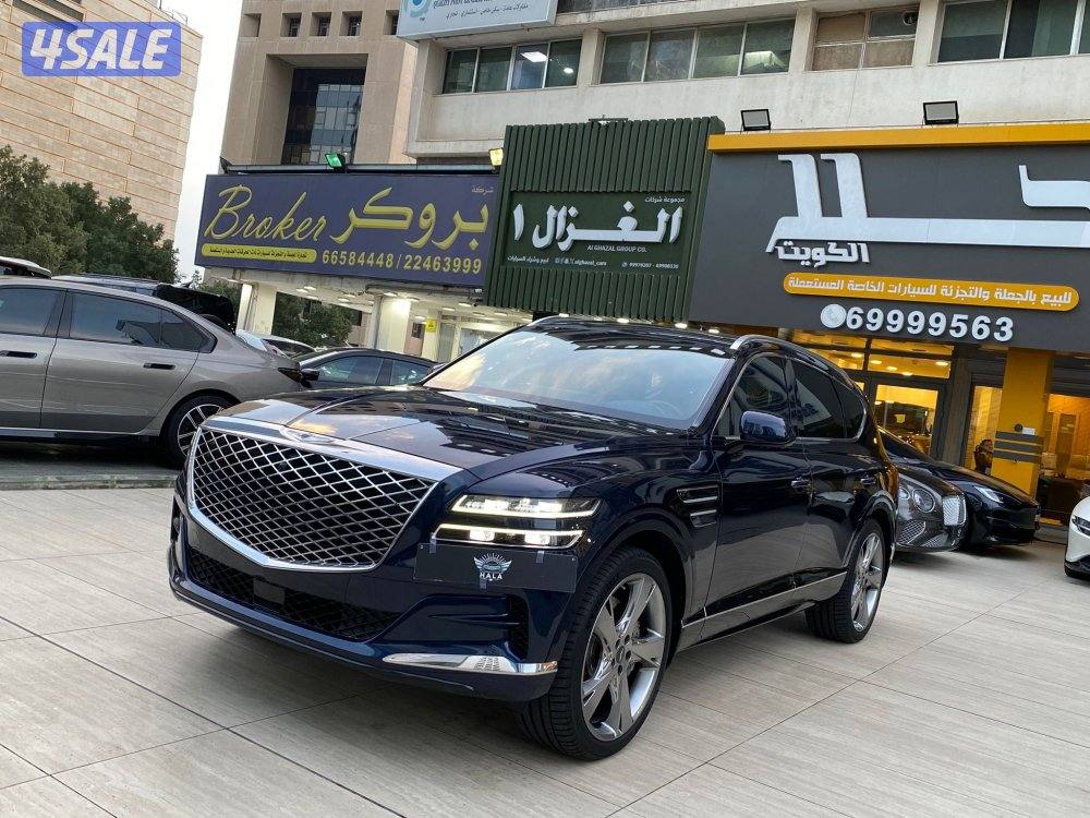 جينسيس GV80 موديل 2021 عداد 93 الف كيلو فقط سيرفس الوكاله شرط الفحص0