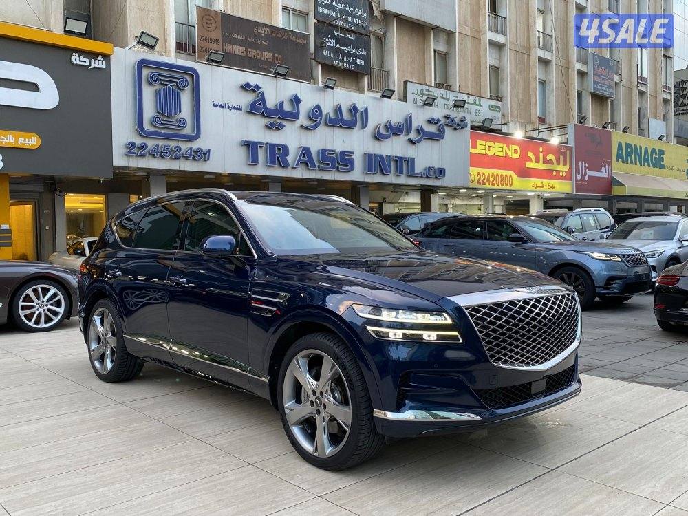 جينسيس GV80 موديل 2021 عداد 93 الف كيلو فقط سيرفس الوكاله شرط الفحص1
