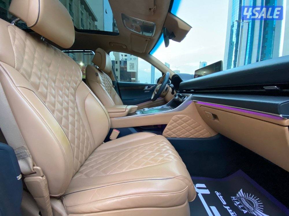 جينسيس GV80 موديل 2021 عداد 93 الف كيلو فقط سيرفس الوكاله شرط الفحص5