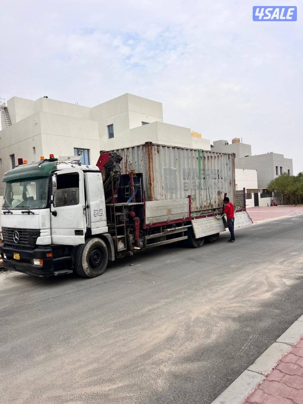 لوري كرين سطحه نقل عدات نقل شاليهات نقل مخيمات كبائن نقل اشجار4