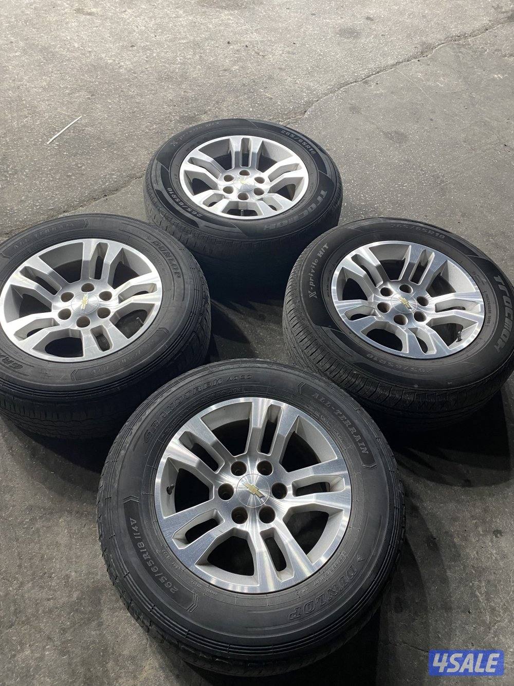 رنقات تاهو مع تواير الحجم 180